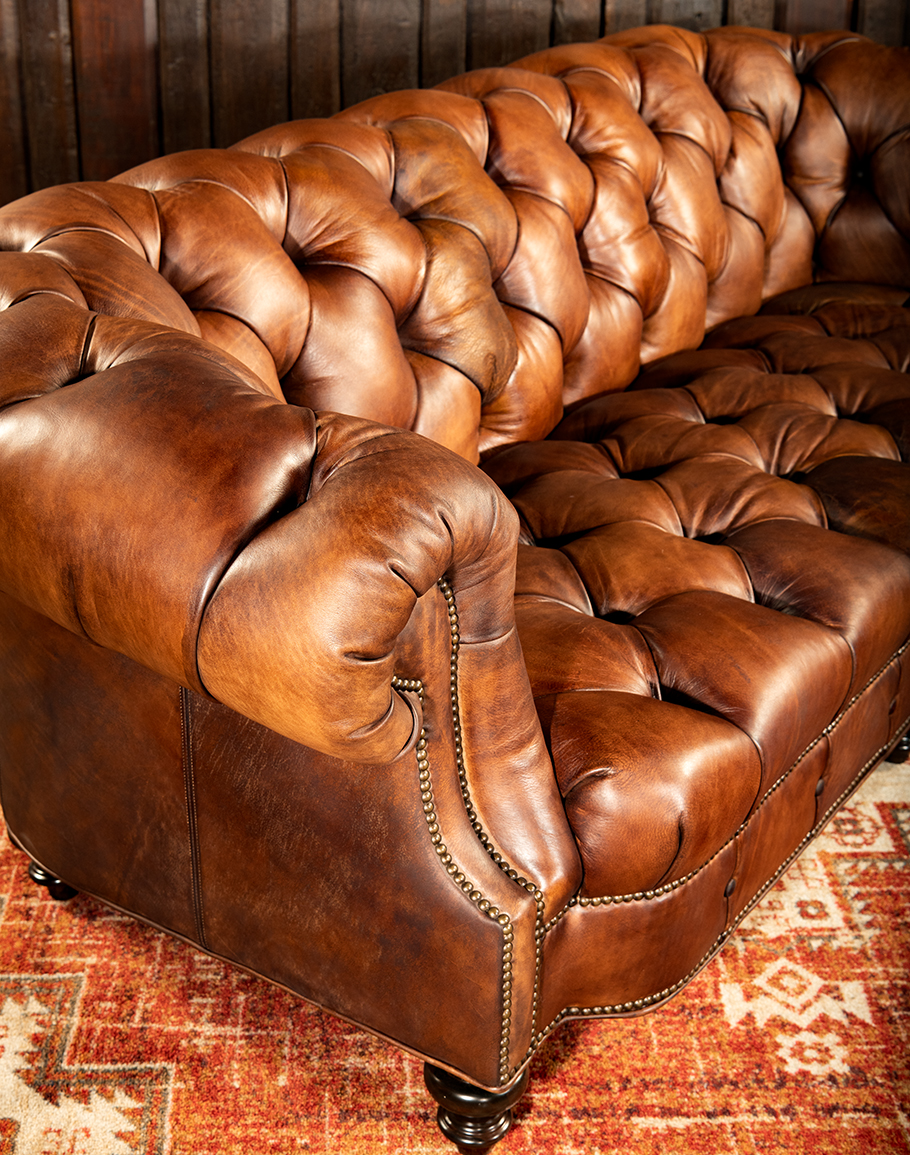 Brown Leather Sofa For Timeless Comfort