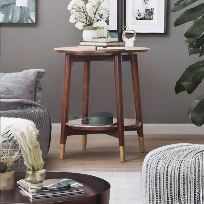Modern Side Table, Wooden Side Table