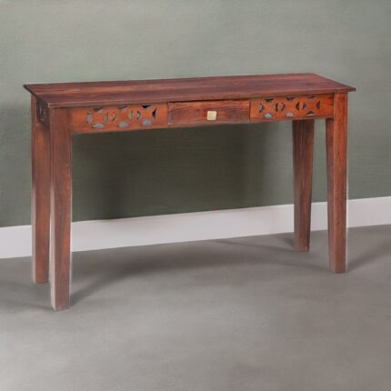 wooden drawer console table, drawer console table