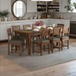 8 seat dining table set