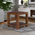 wooden side table