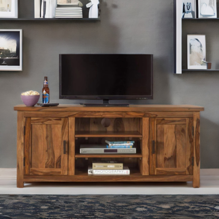 wooden tv unit, living room tv unit