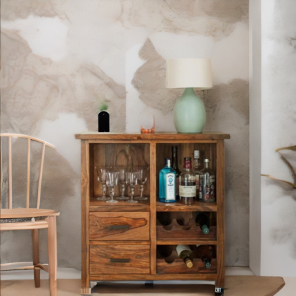 glass bar cabinet, sheesham wood cabinet
