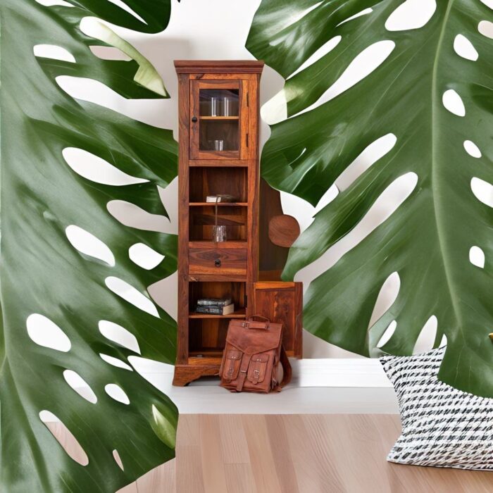 sheesham wood bookshelf, wooden bookshelf
