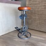 industrial stool, steel bar stools