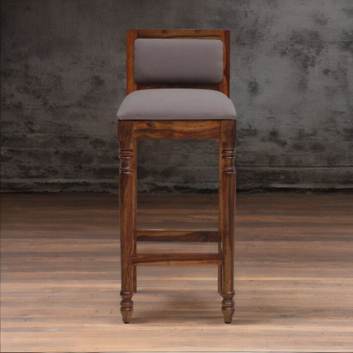 wooden bar chairs with backs