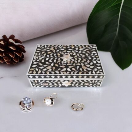 mother of pearl box, pearl jewelry box