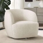 white accent chair, fabric accent chair