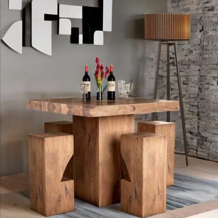 bar table with stool, bar table and stools