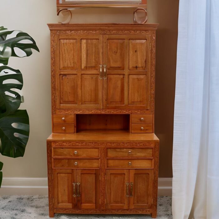 wooden dressing table, dressing table