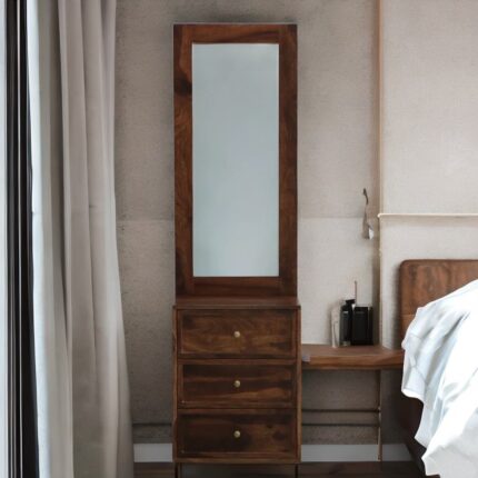 dressing unit with mirror