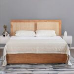 Solid Wood Hydraulic Bed