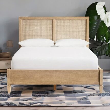 king size wooden bed