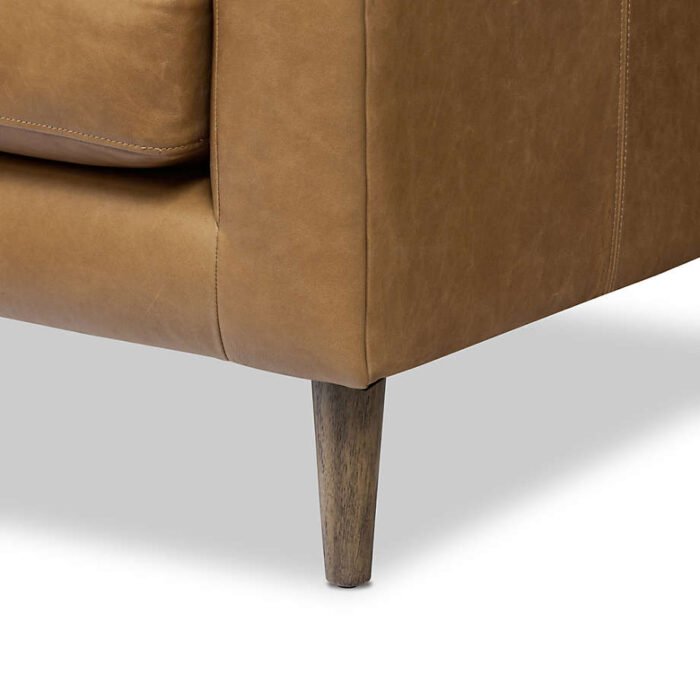 Viola Luxury Chesterfield Leather 4- Seater Sofa - Image 10