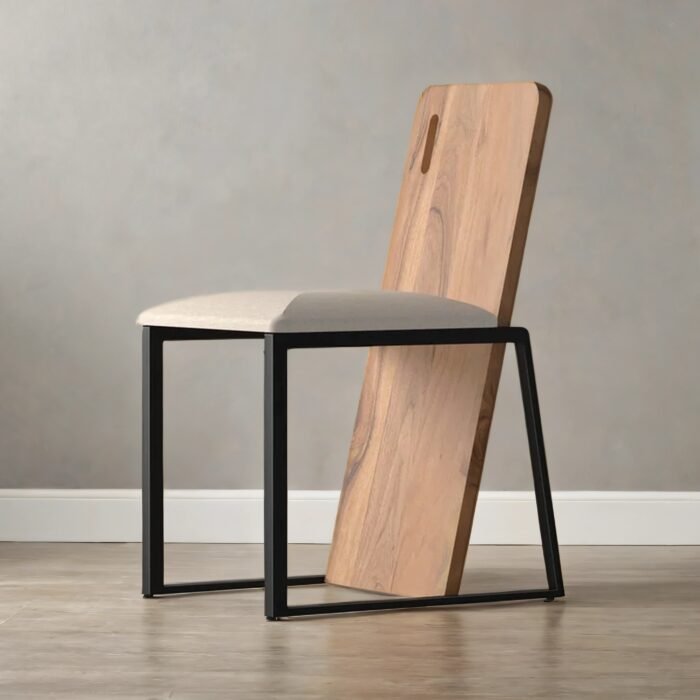 Soren Acacia Wood Dining Chair - Image 1