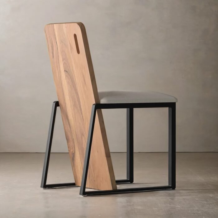 Soren Acacia Wood Dining Chair - Image 2