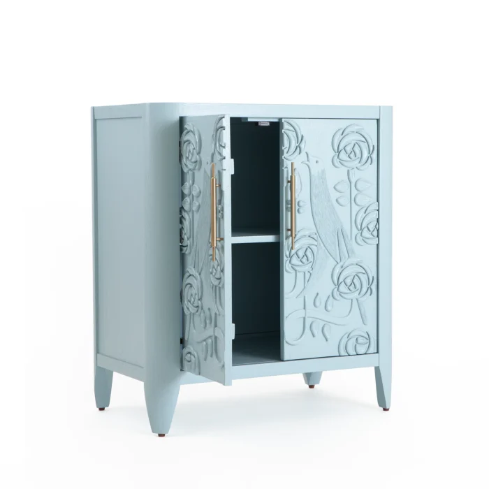 Dove Solid Oak Storage Cabinet - Image 3
