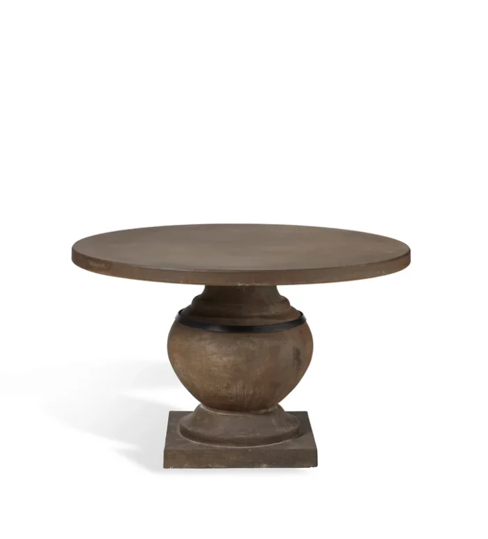 Marcus Solid Wood 4 Seater Round Dining Table - Image 2