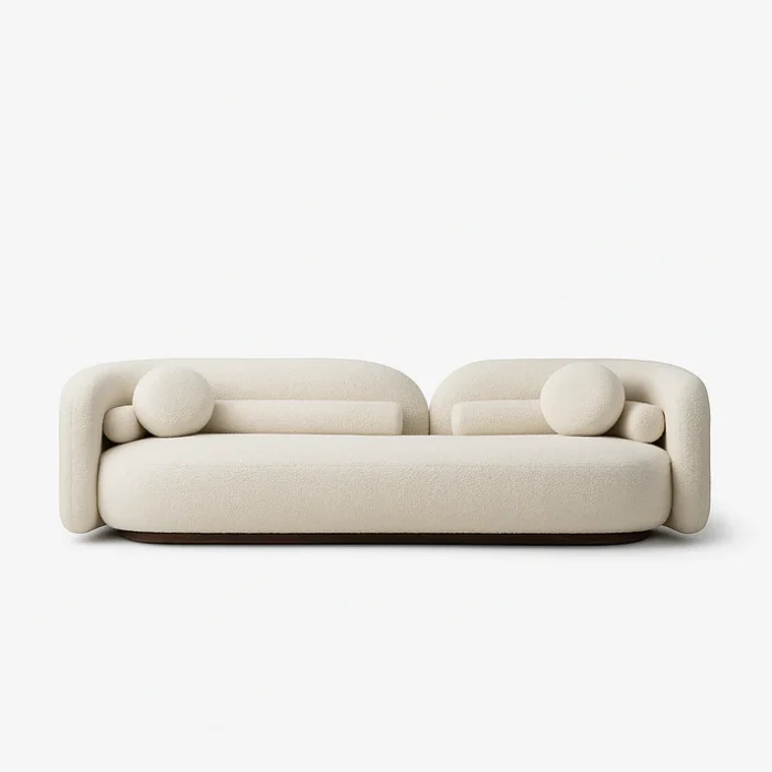 Casablanca Luxury 3- Seater Boucle Sofa - Image 3