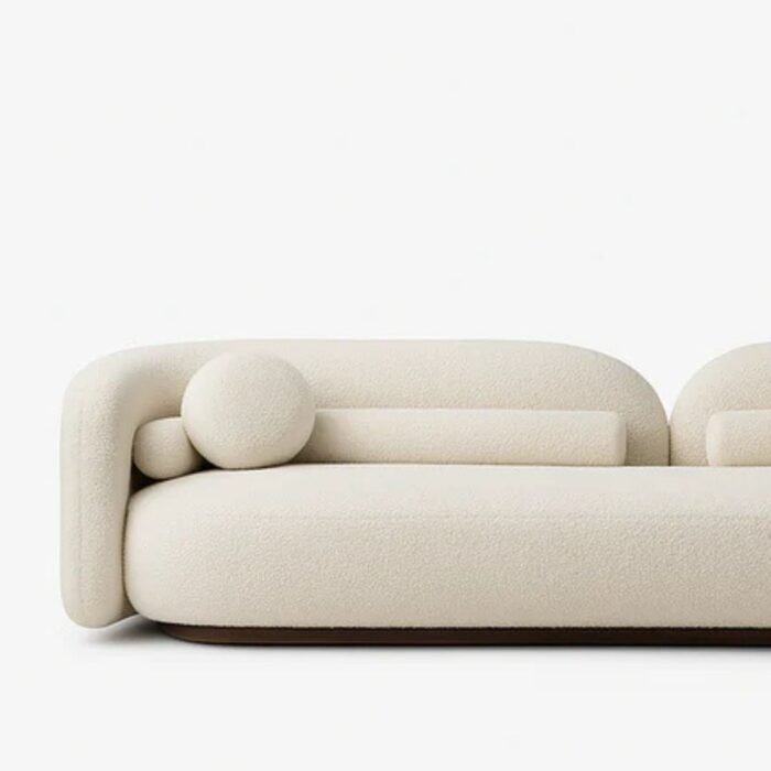 Casablanca Luxury 3- Seater Boucle Sofa - Image 2
